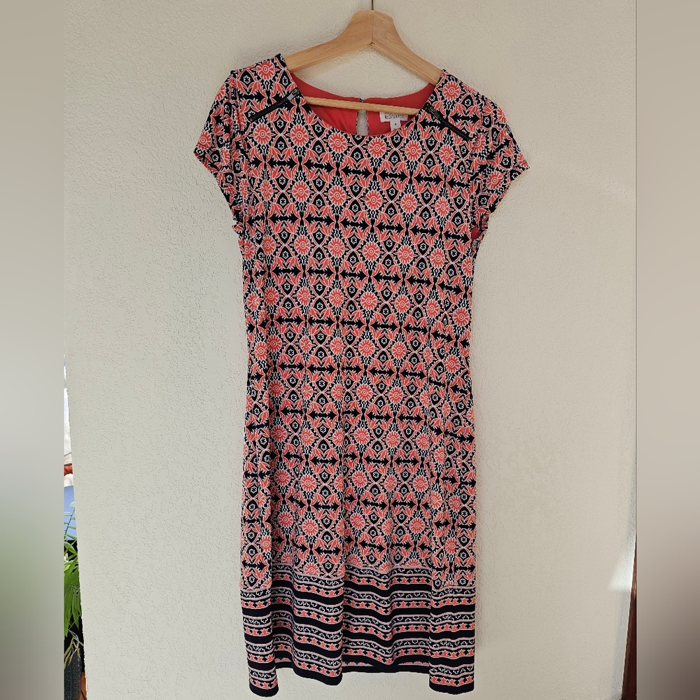 Market & Spruce- Lainey Zipper Detail Knit Dress